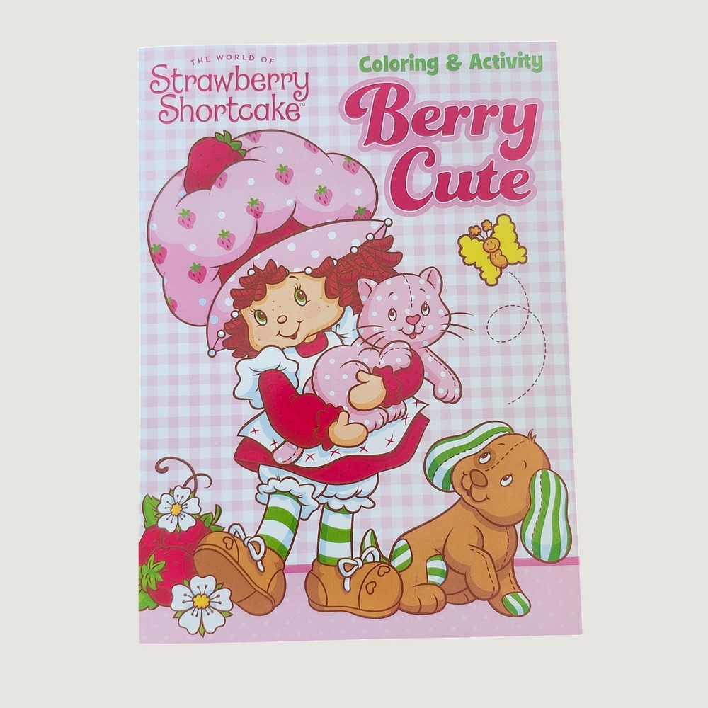 Strawberry Shortcake Coloring Book Berry Cute Activity Craft Book